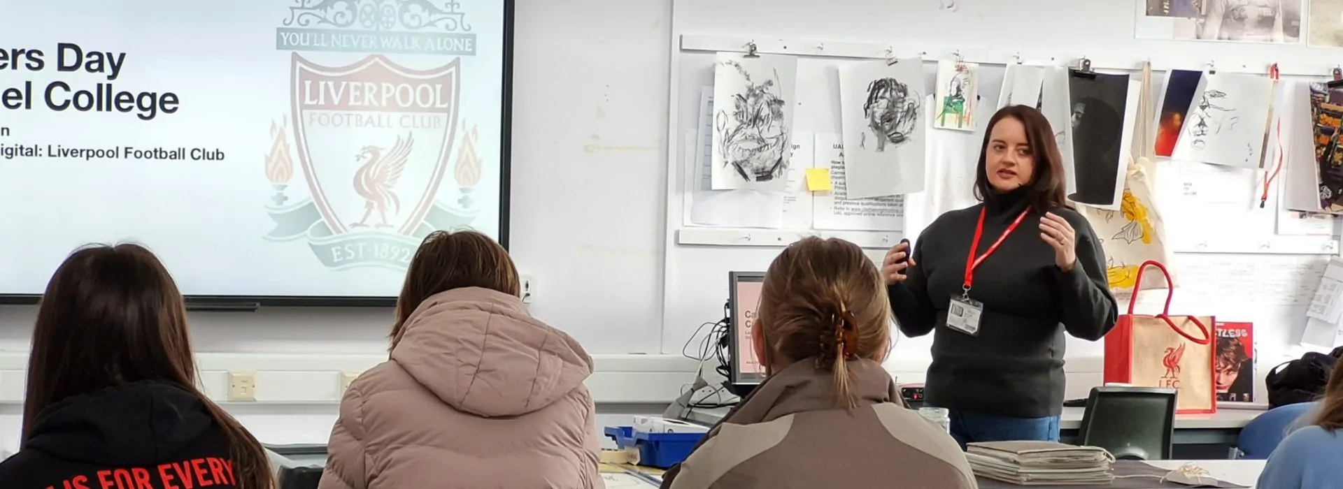 Art & Design students inspired by former student success - Carmel College